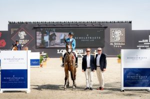 Piotr Wawrzyniak and Luc Schelstraete at the Al Shira'aa Horse Show 2026