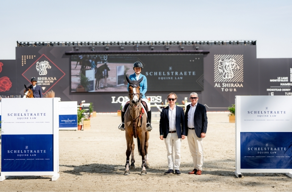 Piotr Wawrzyniak and Luc Schelstraete at the Al Shira'aa Horse Show 2026